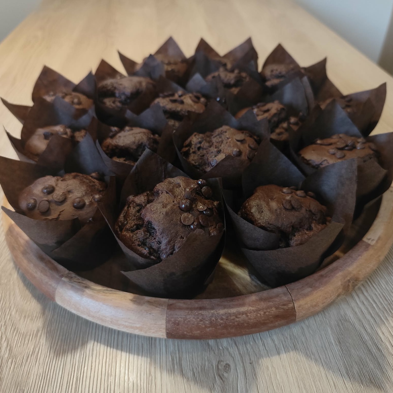 Čokoládové muffiny