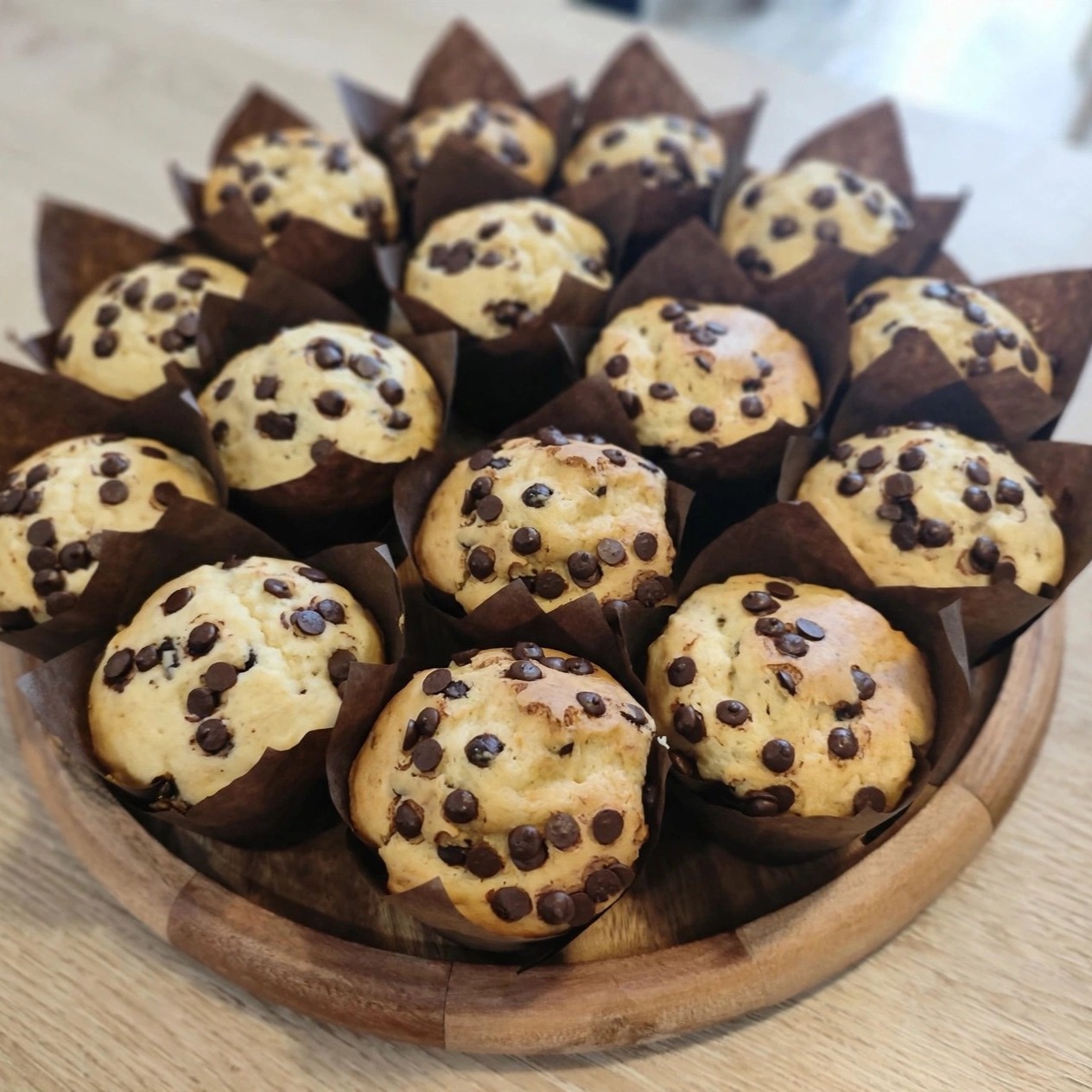 Banánové muffiny s čokoládou